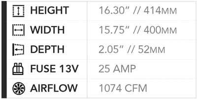 SPAL 30100400 1298 CFM 16in Fan - Pull (VA18-AP10/C-41A) - Image 2