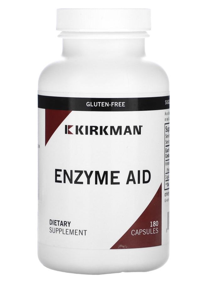 Kirkman Labs Enzyme Aid 180 Capsules 