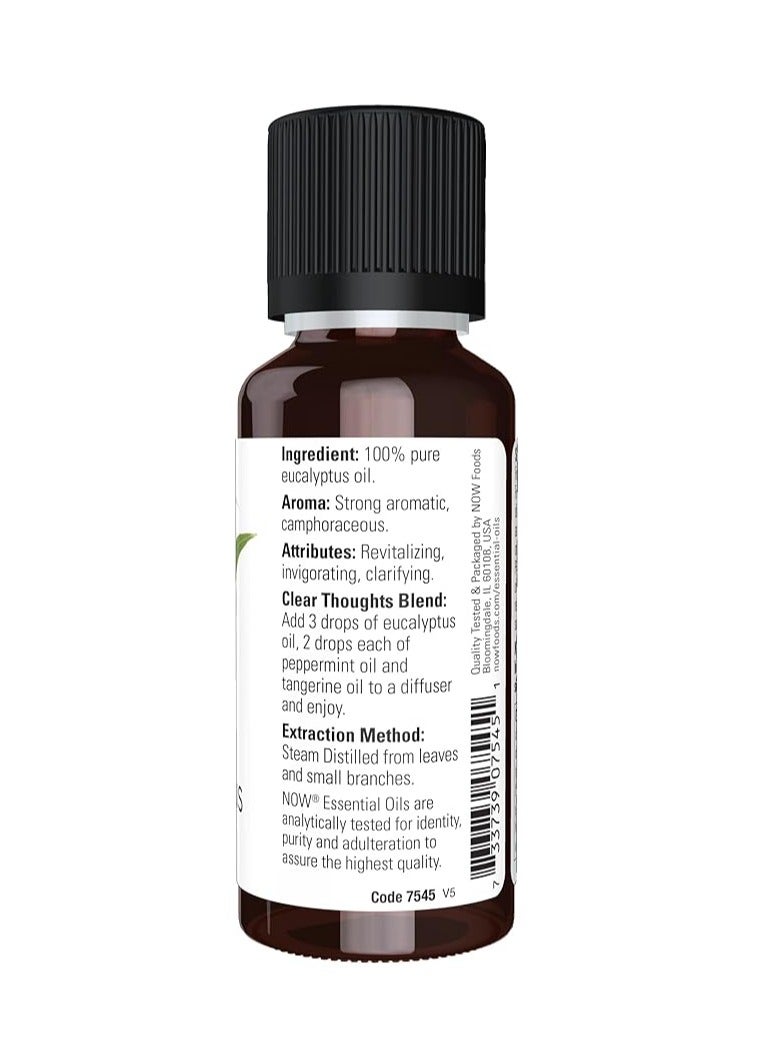 now Now Foods, Essential Oils, Eucalyptus, 30 ml - Image 2