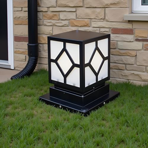 BrightLyt Metal, Acrylic Gate Lights for Outdoor Waterproof, Gate Lamps for Main Gate, Pillar Light, Farmhouse Gate Lamps and Decorative Wall Lamps Gate Light (GL17 Black, Pack of 1) - Image 4