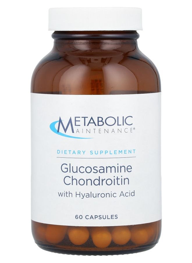 Metabolic Maintenance - Glucosamine Chondroitin with Hyaluronic Acid 60 Capsules - Image 1