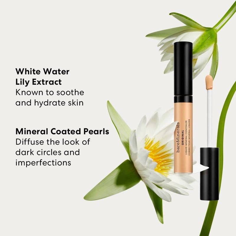 bareMinerals كونسيلر سائل معدني أصلي من بار مينيرالز - 1N عادل للنساء 0.2 أونصة - Image 5