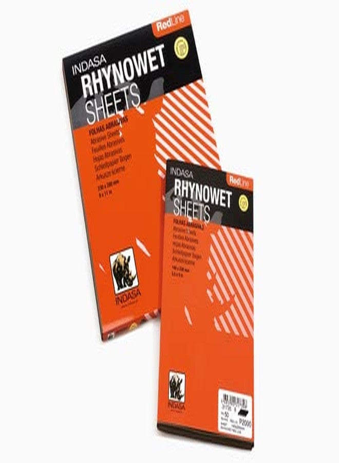 INDASA Redline XL RHYNOWET Sheets 9" X 11" 400 GRIT 50/Box - Image 4