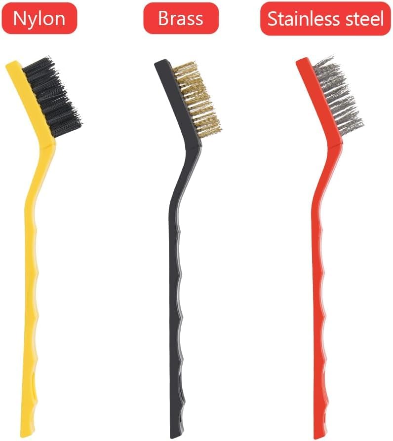 SWAMINE Car Detailing Brush Set - 4-Piece Kit for Interior & Exterior Cleaning - Premium Car Wash Brush for Professional Results ﻿car Duster Interior (3PCSBRUSH+1BRUSH) - Image 4