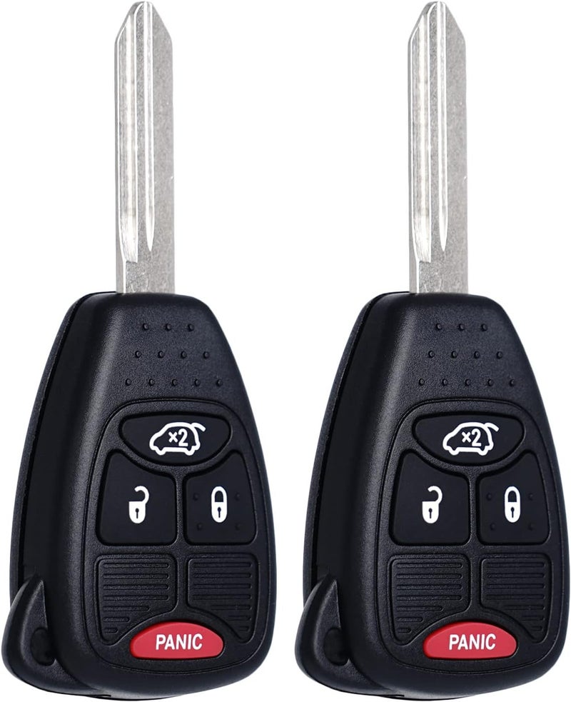 MechanMagic Key Fob Replacement Fits for Chrysler 300 2005-2007 Sebring 200 Aspen Dodge Charger Avenger Jeep Commander Grand Cherokee 2005-2007 Liberty 2008-2012 Keyless Entry Remote OHT692427AA - Image 1