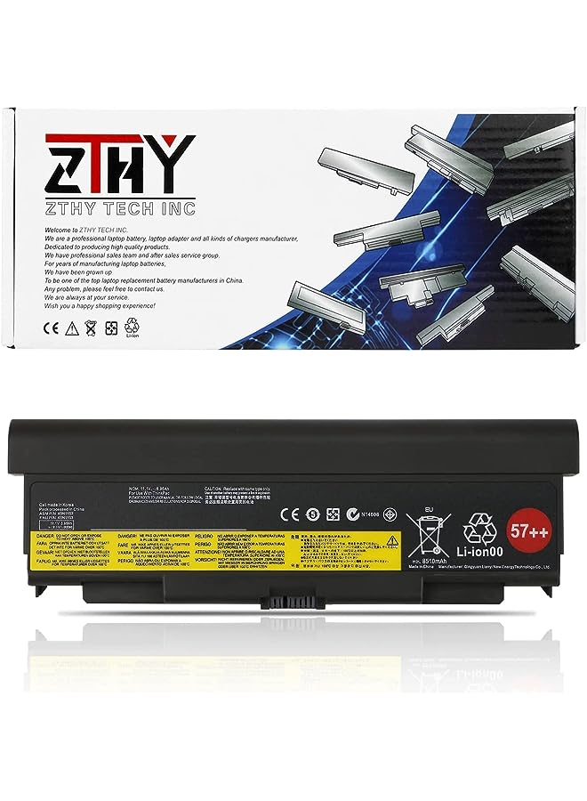 ZTHY 9Cell 57++ New Battery Replacement For Lenovo Thinkpad T440P T540P W540 W541 L440 L540 Series Laptop 45N1152 45N1153 45N1162 45N1163 45N1145 45N1147 45N1149 0C52864 0C52863 Battery - Image 1