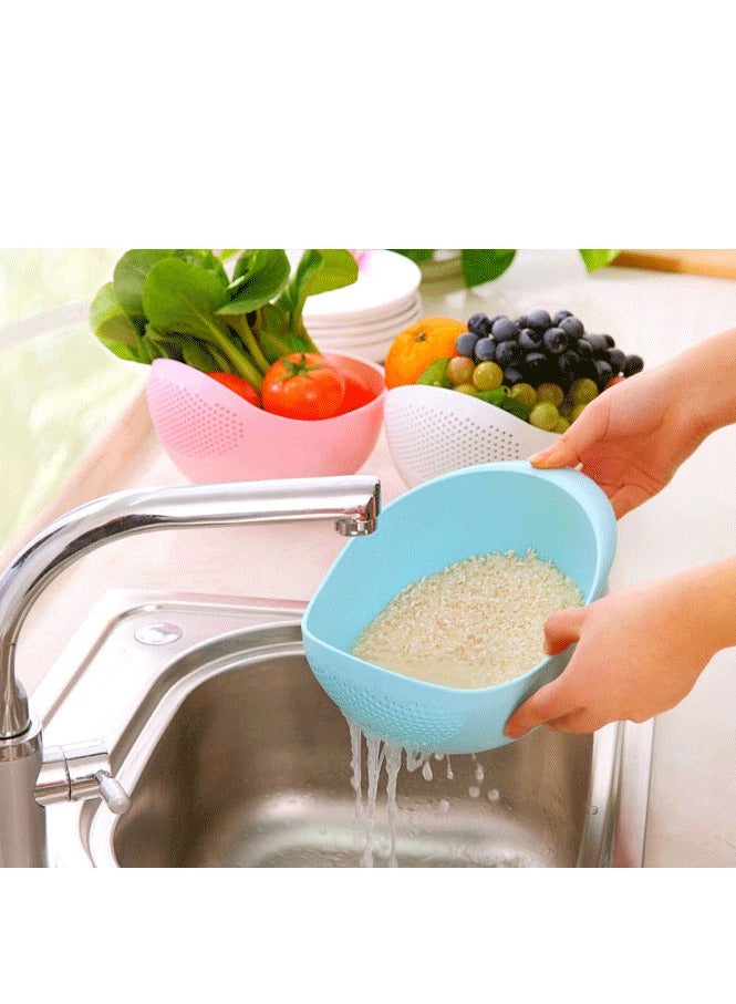 Machine Basket Rice Wash Sieve Strainer Beige - Image 1