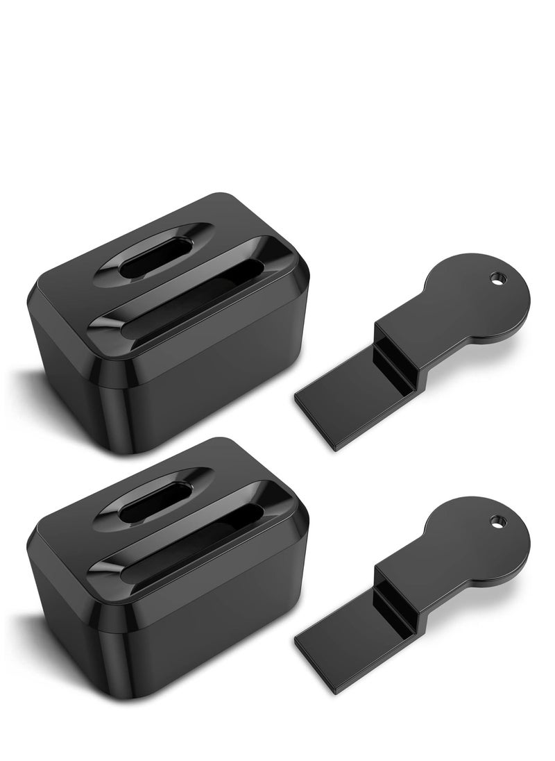 Oasisgalore - 2Pack Car Seat Belt Lock Cover - Prevent Kids or Special Groups from Unbuckle Seat Belts (Universal Fit) - Image 1