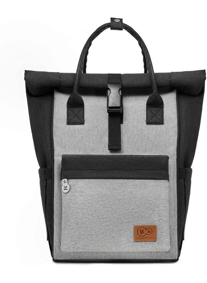 كيندركرافت حقيبة ظهر للحفاضات مون باك رمادي