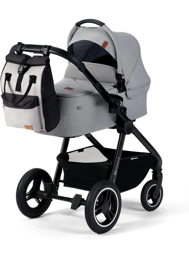 كيندركرافت حقيبة ظهر للحفاضات مون باك رمادي