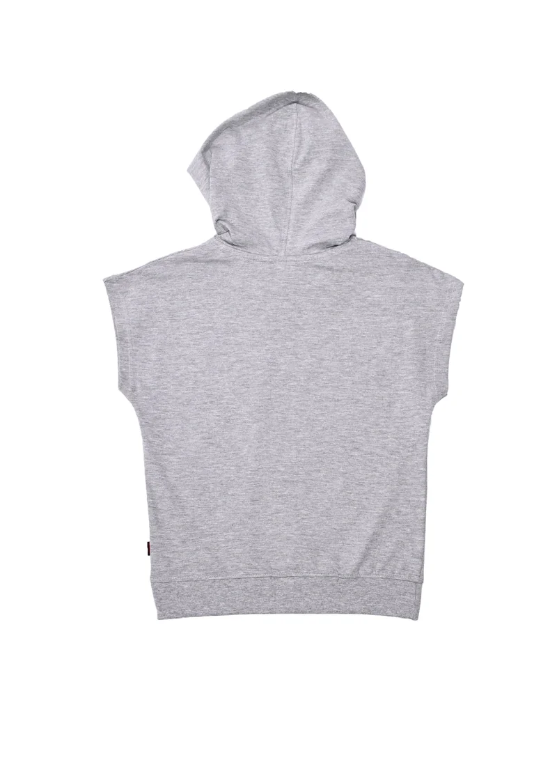 Stranger Things Girls Sleeveless Hooded Sweat Top