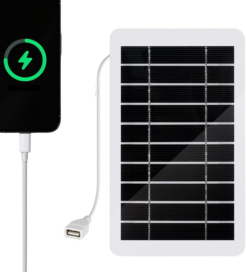 لوحة شمسية أحادية البلورية محمولة 5 فولت مقاومة للماء للسيارات الترفيهية والقوارب والسفر في الهواء الطلق - Image 2