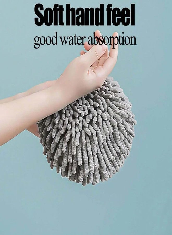 Oblivion Hand Towel 1 Pc – Super Soft Hanging Hand Towel, Microfiber Ultra Absorbent Cloth for Kitchen & Bathroom, Quick Dry, Durable, Coral Velvet Hand Towels with Hanging Loop, Easy to Hang & Use - Image 2