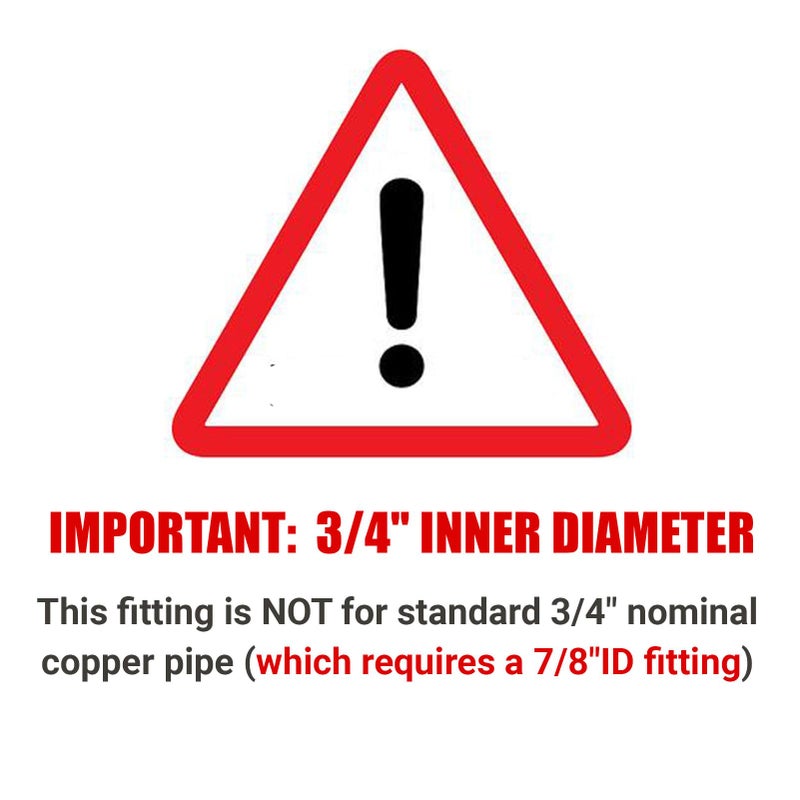 ZOWZEA Copper Tee For 34OD tubingCopper ThreeWay Fitting Welding Joint Sweat Solder Connection for Residential and Commercial Plumbing HVAC Air Conditioning Systems 5 Pack - Image 3