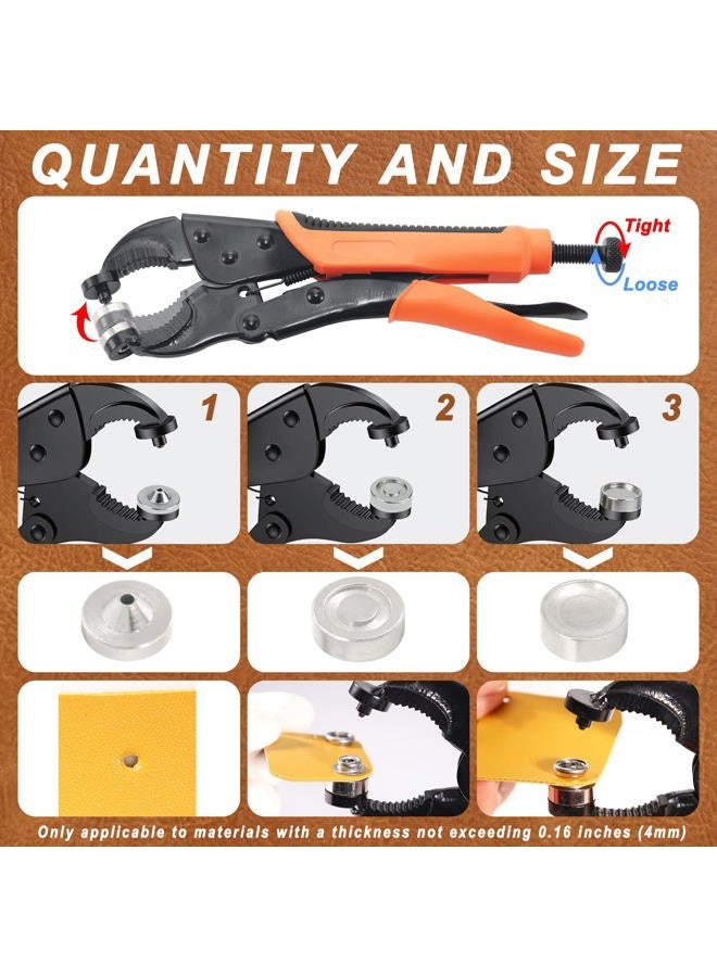 XRIHSNAVI Heavy Duty Snap Fastener Tool, Canvas Snap Kit with 405 PCS Boat Cover Snap Button Kit,5 Colors of Boat Cover Snaps, 15mm Canvas Snaps Marine Stainless for Repairing Boat Covers,Fabric,Tarps,Canvas - Image 3