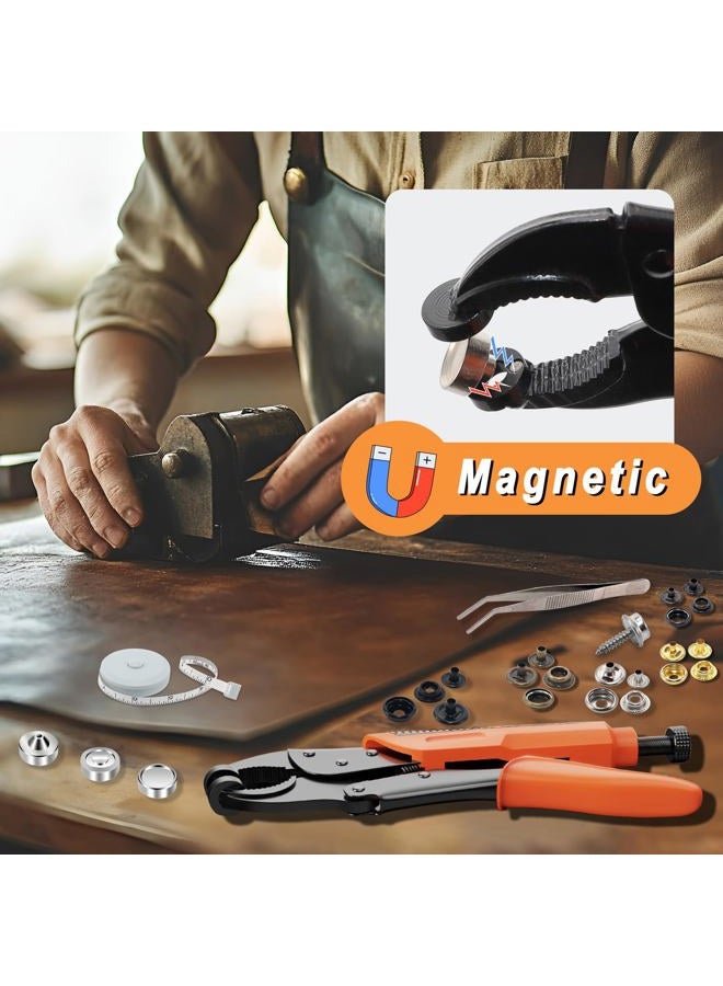 XRIHSNAVI Heavy Duty Snap Fastener Tool, Canvas Snap Kit with 405 PCS Boat Cover Snap Button Kit,5 Colors of Boat Cover Snaps, 15mm Canvas Snaps Marine Stainless for Repairing Boat Covers,Fabric,Tarps,Canvas - Image 5