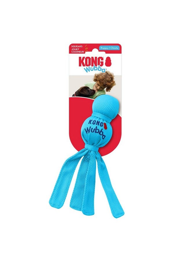 كونج لعبة كونغ بابي ووبا للكلاب - لعبة جلب وجذب متينة للسلالات الصغيرة - ألعاب تفاعلية لنمو أسنان الجراء للكلاب الصغيرة، صرير مثالي لألعاب شد الحبل والجلب - Image 1