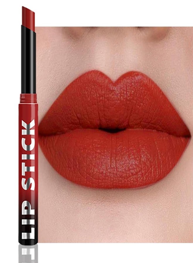 QIDSTERS Matte Lipstick Crayon for Women, Rouge Red Lip Stick Pencil 24 Hour Long Lasting Waterproof, Non-Drying Hydrating Formula Lip Gloss Makeup, Vegan & Cruelty-Free, 06 - Image 1