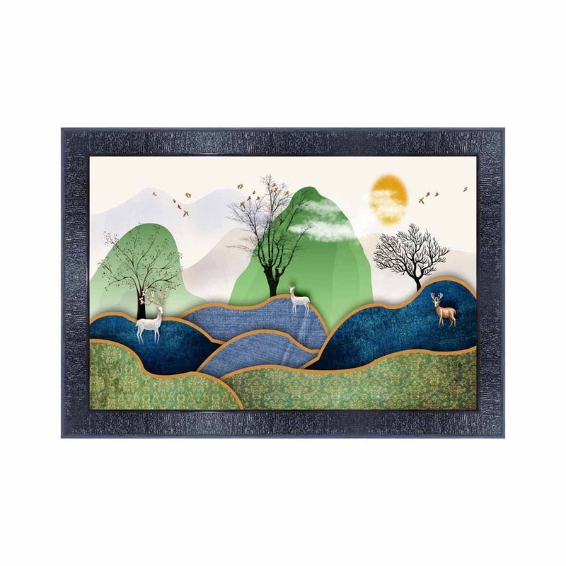 pnf Poster And Frames Deer Wall Painting With Acrylic Sheet | For Living Room, Bedroom | Home Decoration Item | Best Gifting Option (10 * 14inch,Multicolour,Synthetic) 27558 - Image 5