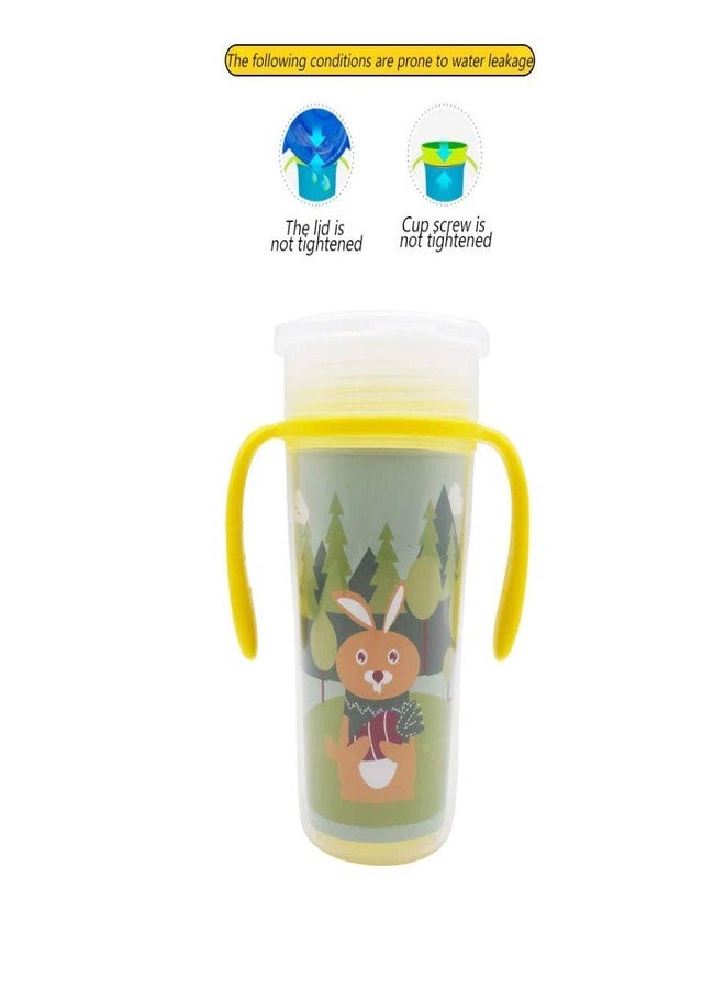 Moppets Double Wall 360° Transition Sipper Cup (Lip Activated Control Flow) - 12 Oz (Blue) - Image 3