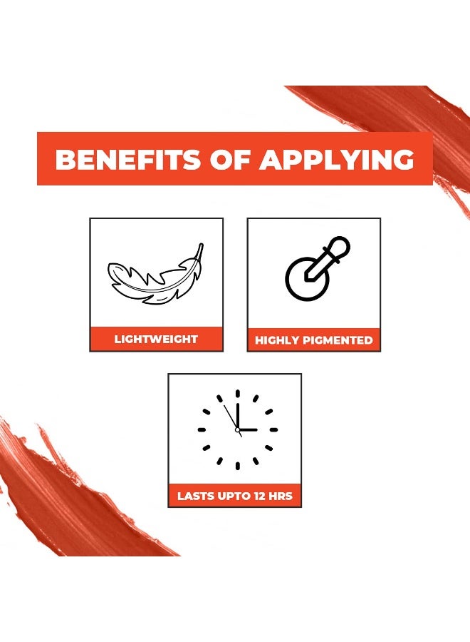 إنسايت أحمر شفاه سائل غير قابل للتغيير من إنسايت - وردي لامع | قوام مطفي | يدوم طويلًا | مقاوم للتلطخ | مقاوم للماء - ٤ مل - Image 2