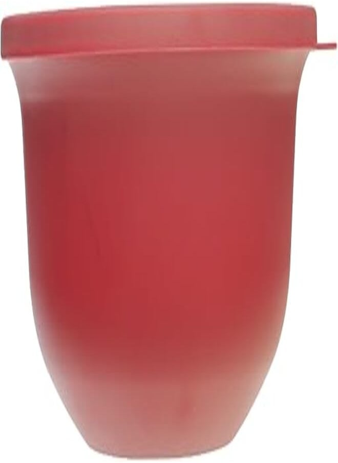 AKSA - Aksa Mixing Bowl with Lid, Size 2, 2 Liter Capacity, Red - Image 1