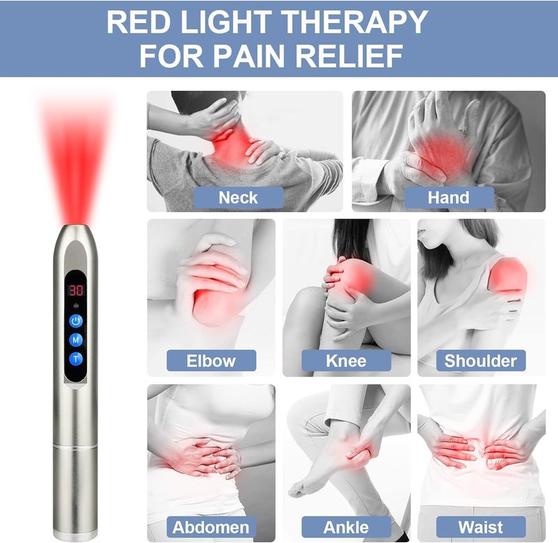 MCJ Cold Sore Light Therapy Device Canker Sore Treatment Fever Blister  Mouth Ulcer Relief with Silver Tip FaceNose - Image 4