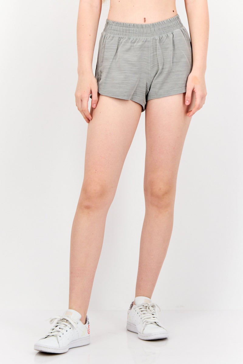 Adidas Women Sportswear Fit Training Shorts, Grey - Image 1