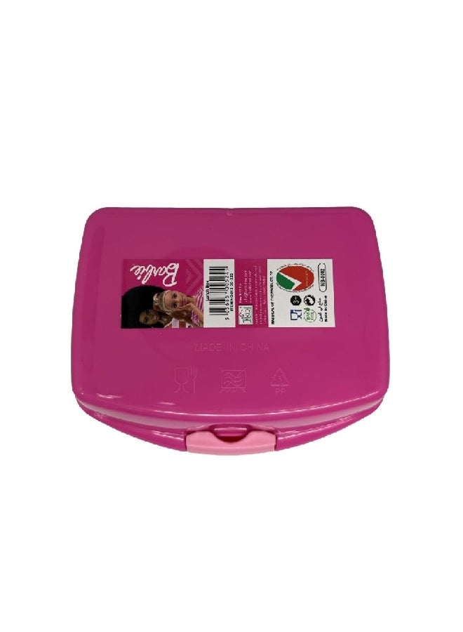 First Kid HQ Barbie Rectangular Lunch Box for Kids Pink 6 x 14 x 17 cm 112-30-022 - Image 3