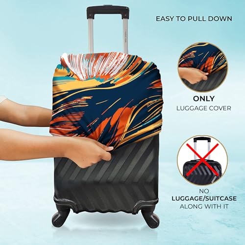 Nasher Miles Polyester 55 (20 Inch) Small Protective Luggage Cover - Ripple - Image 2