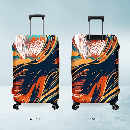Nasher Miles Polyester 55 (20 Inch) Small Protective Luggage Cover - Ripple - Image 5