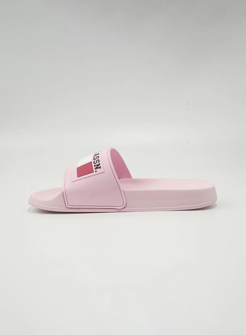 U.S. Polo Assn. Powder U.S. Polo Assn. Nico Women's Slip-On Comfortable Casual Everyday Slide Sandals - Powder for Women | Best Price UAE