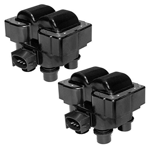 MAS Set of 2 Ignition Coil Pack Compatible with Ford Contour E-150 Escort Explorer Mustang Ranger Town Car Mark VIII Replacement for FD487 - Image 1