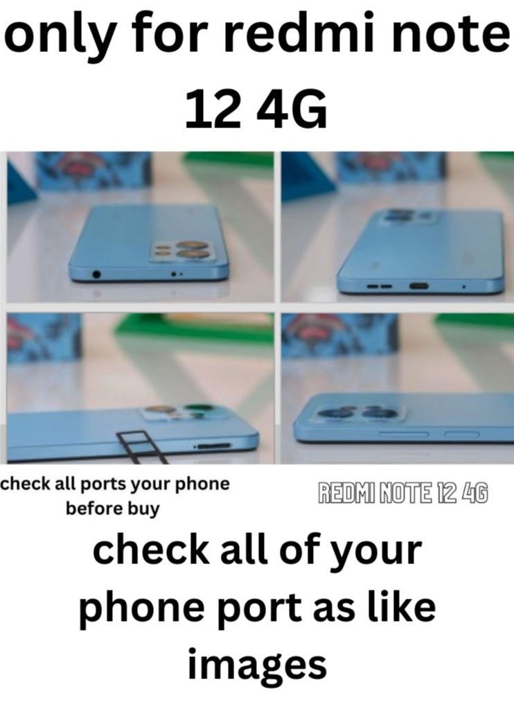 ساراونت Redmi Note 12 4G - غطاء حماية من السيليكون غير اللامع مكون من قطعتين - رفيع، ملون، قبضة جيدة (أسود، أزرق) - Image 2
