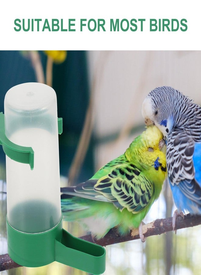 Alasum Automatic Bird Water Dispenser 10Pcs Parakeet Water Bottle Clip with 12 Inch Outlet No Spill Waterer for Cage Feeding - Image 5