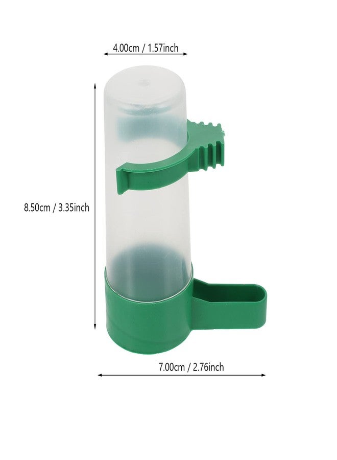 Alasum Automatic Bird Water Dispenser 10Pcs Parakeet Water Bottle Clip with 12 Inch Outlet No Spill Waterer for Cage Feeding - Image 4