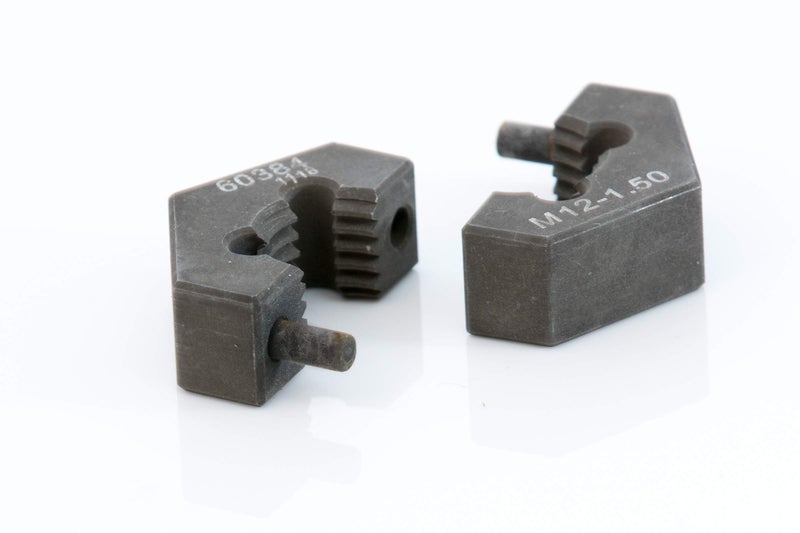 Steelman M12-1.50 Metric Split Die Thread Chaser, Indexing Pins, Steel, Repairs Threads on Wheel Studs and Bolts - Image 2