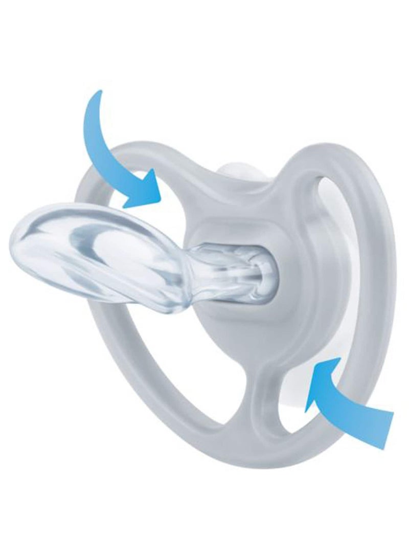 NUK Space Night Silicone Soother 6-18M 2 Pack - Image 3