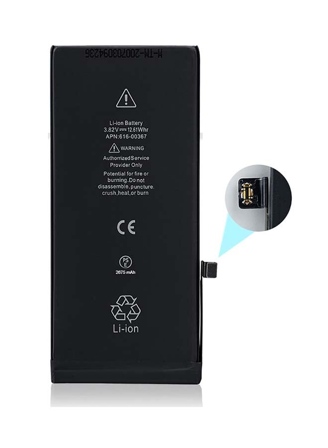 Captaintech 2675mAh High-Capacity Replacement Battery for Apple iPhone 8 Plus – Black Internal Rechargeable Li-ion Battery, Stable Performance, Long-Lasting Backup Power, Easy Installation, Ideal for Extending iPhone 8 Plus Battery Life  - Image 1
