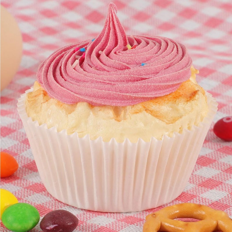 Caperci Standard White Cupcake Liners for Baking 200 Counts - Caperci Greaseproof Muffin Baking Cups for Wedding Birthday Party Baby Shower Festivals (White) - Image 4