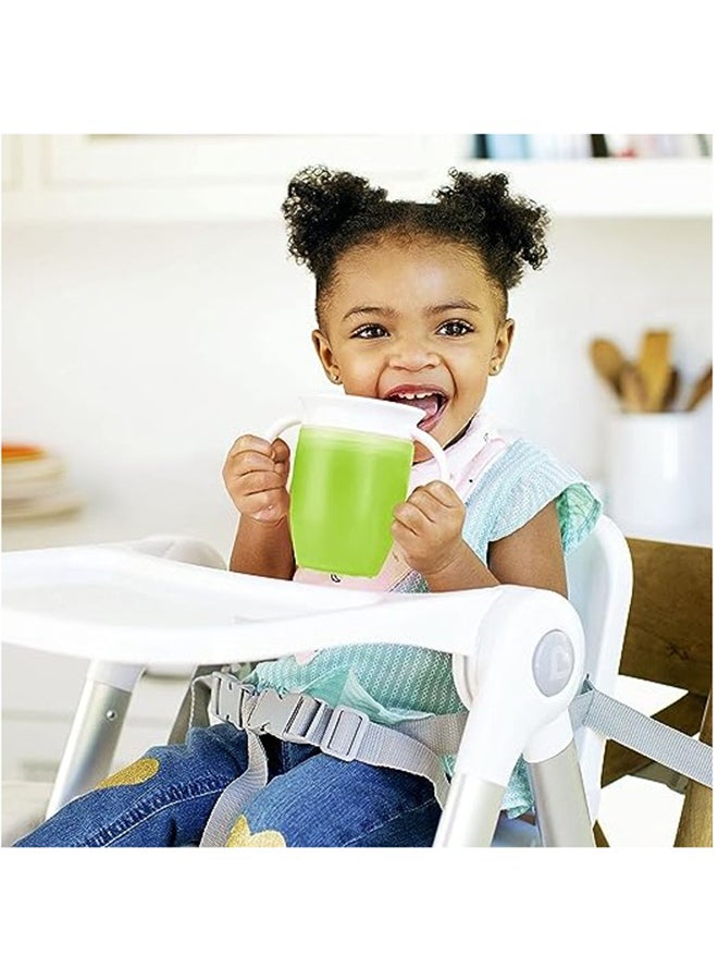 ORiTi 360 Trainer Cup, 7 Ounce, 2 Pack, Green/Blue - Image 4