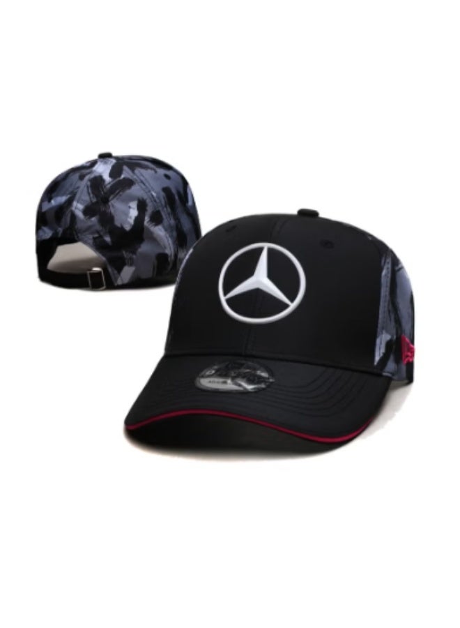 Mercedes-AMG  Team Dad Hat - Breathable Cotton 8-Panel Crown for Grand Prix  Daily Wear