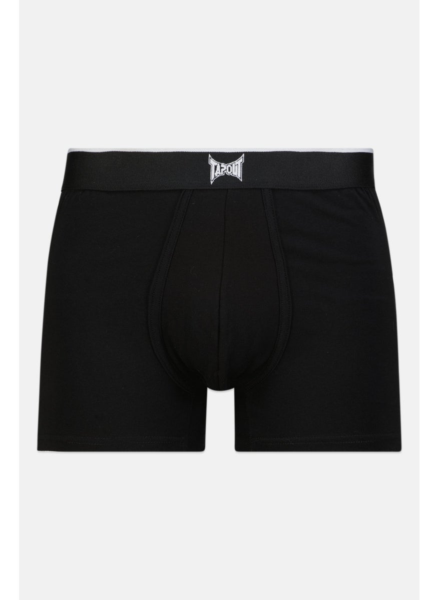 TapouT - Men 3 Pcs Brand Logo Boxer Brief, Navy - Image 1