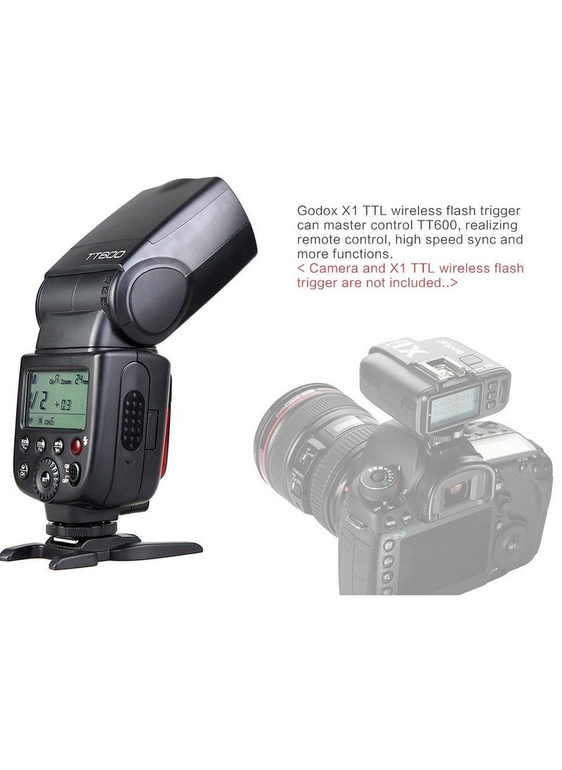 Godox - فلاش Godox Thinklite TT600 للكاميرا Speedlite Master/Slave Flash مع نظام تشغيل لاسلكي مدمج 2.4G GN60 - Image 1