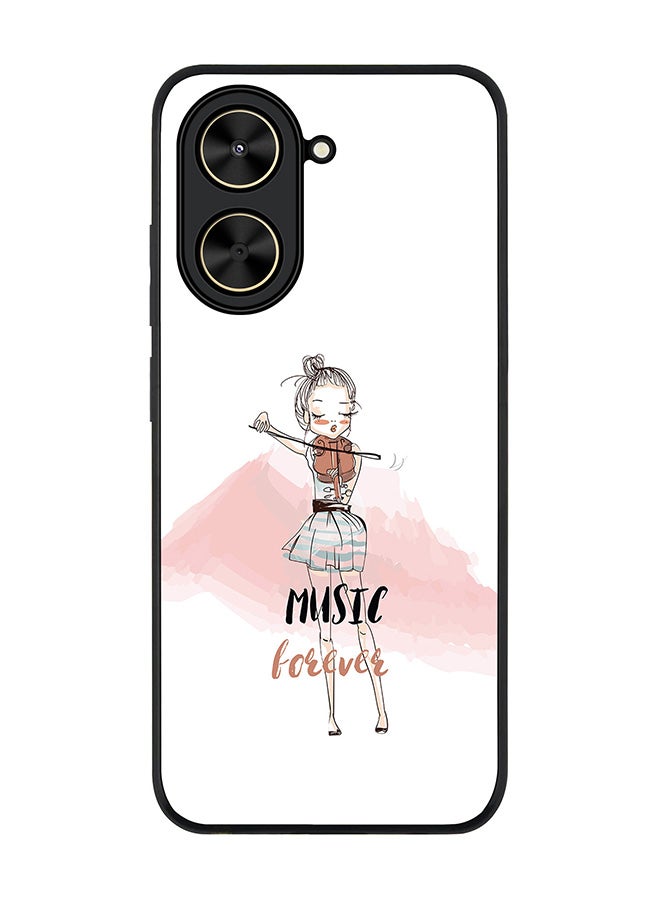 Stylizedd For Xiaomi Poco C71 / Redmi A5 4G Case,Slim fit Camera Protection, Shockproof Thin Phone cover  - Music Forever