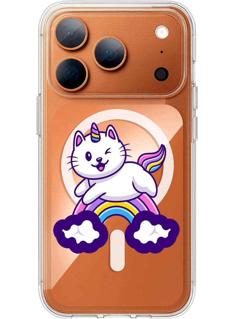 Theodor Magnetic Case for Apple iPhone 17 Pro Compatible with MagSafe Wireless Charging, Shockproof Phone Bumper Cover - dab dog - Image 1