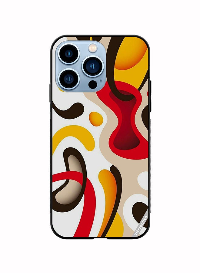 Protective Case Cover For Apple iPhone 14 Pro Max Colorful Classy Design Design Multicolour