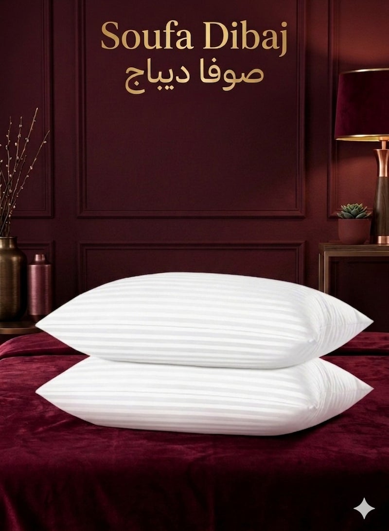 صوفة ديباج بكج | لباد مرتبة ارتفاع 8 سم مع 2 مخده فندقية - Image 3