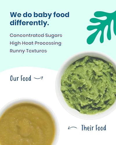 Amara Organic Baby Food | Oats and Berries | Baby Cereal to Mix With Breastmilk, Water, or Baby Formula | Baby Food Pouches, Made from Organic Fruit and Veggies | Stage 2 | 10 Pouches - Image 4
