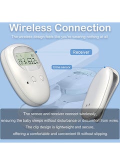 Generic Wireless Bedwetting Alarm, Bed Wetting Pee Alarms for Older Kids Boys and Girls, Moisture Potty Alarm USB Rechargeable, LCD Display Temperature Humidity  - Image 4